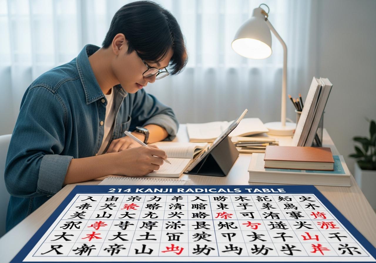 214 bộ thủ kanji