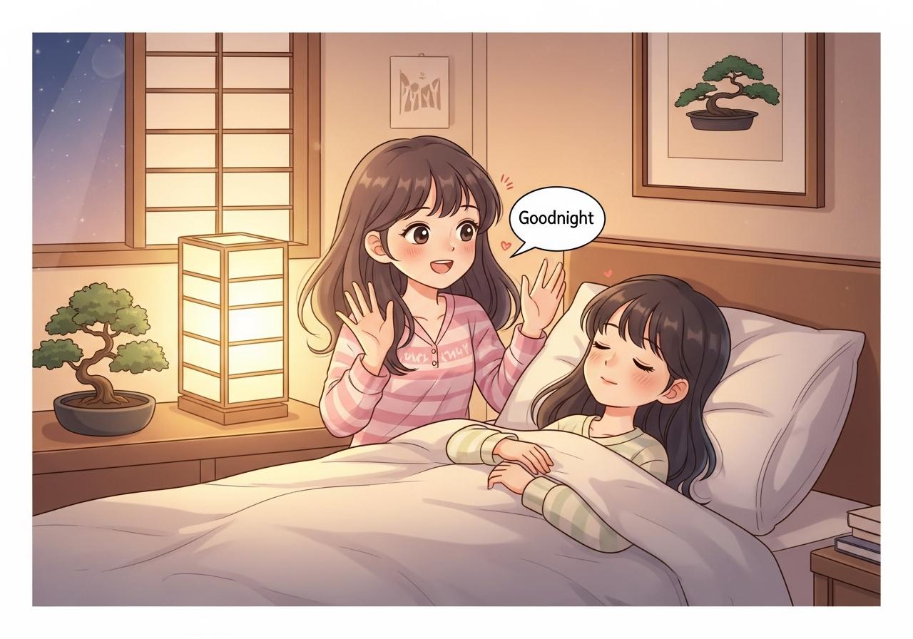 Bỏ túi những câu chúc ngủ ngon tiếng Nhật cho từng đối tượng cụ thể