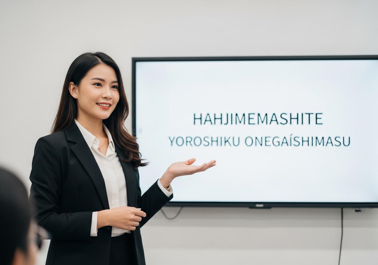 Bước 1: Mở đầu “chuẩn Nhật” – Hajimemashite và Yoroshiku Onegaishimasu có thật sự đơn giản?