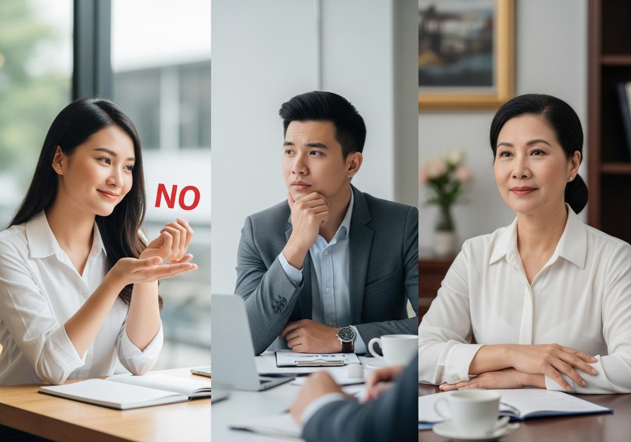 Tuyệt chiêu từ chối cho từng tình huống cụ thể