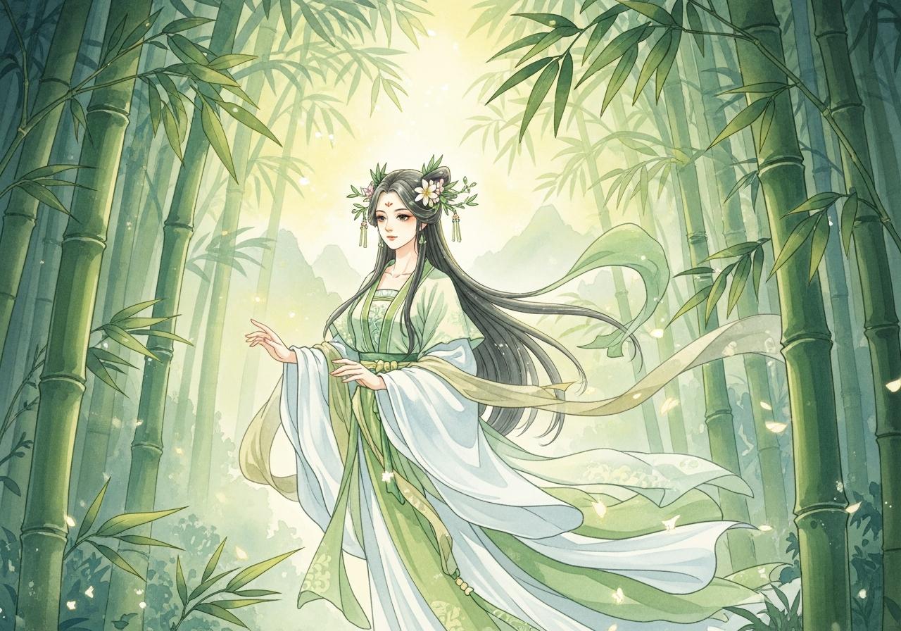 nàng tiên ống tre