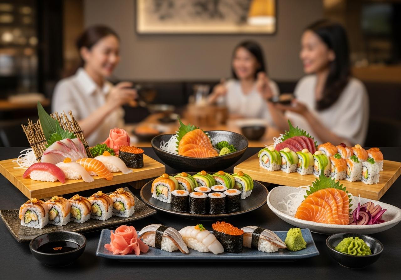 sushi nhật bản