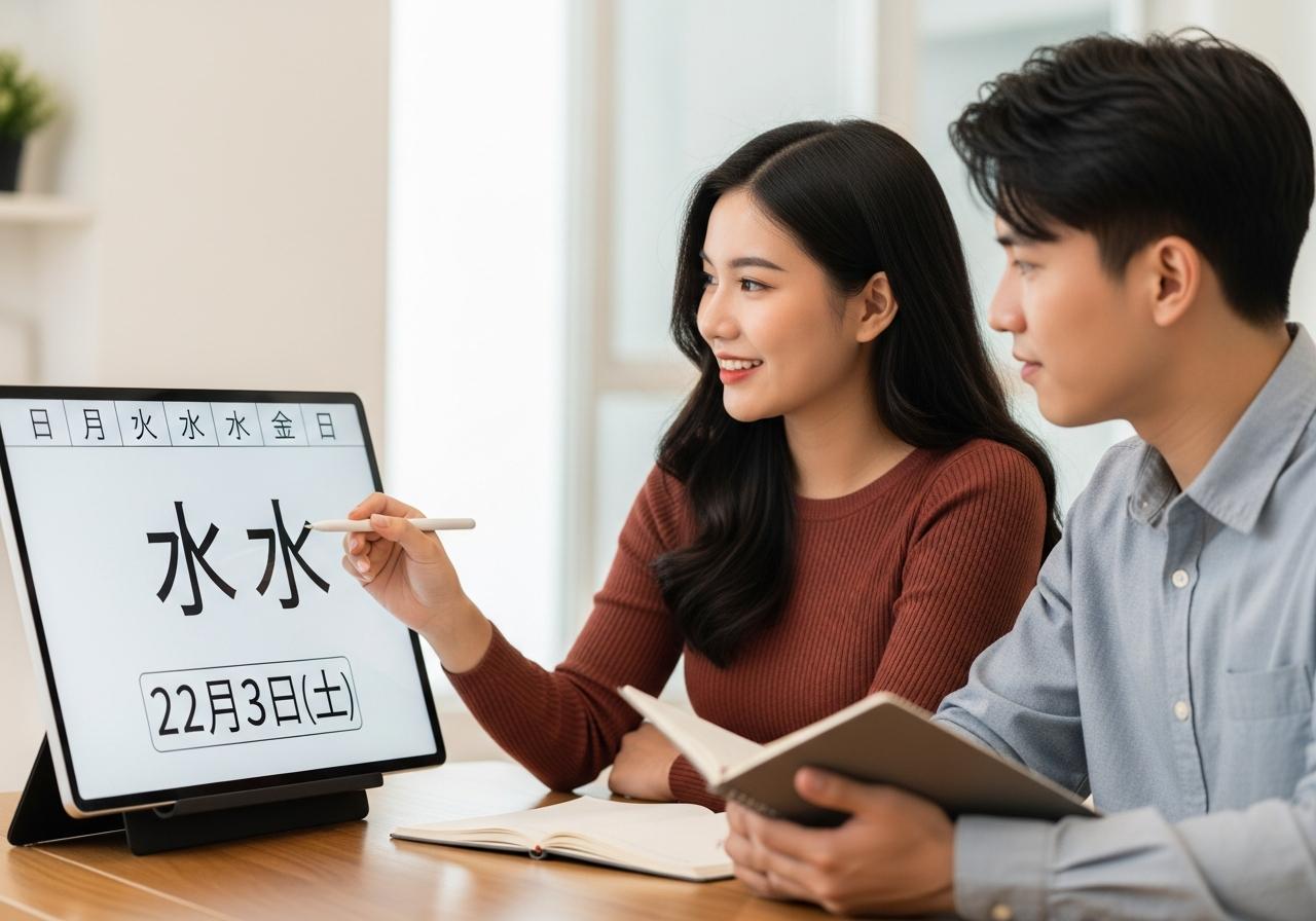 thứ trong tiếng nhật