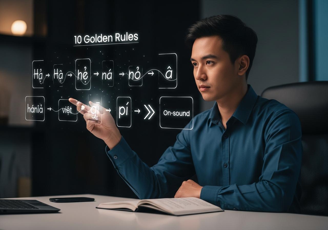 10 Quy Tắc Vàng Chuyển Âm Hán Việt Sang Âm On 