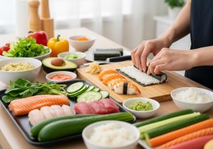cách làm sushi nhật bản