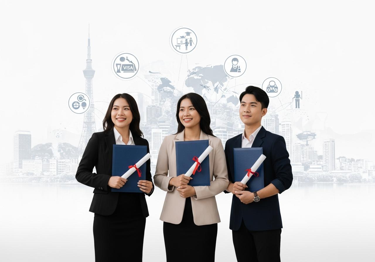 tốt nghiệp trường nhật ngữ