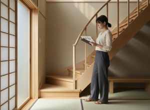 cầu thang tiếng nhật là gì