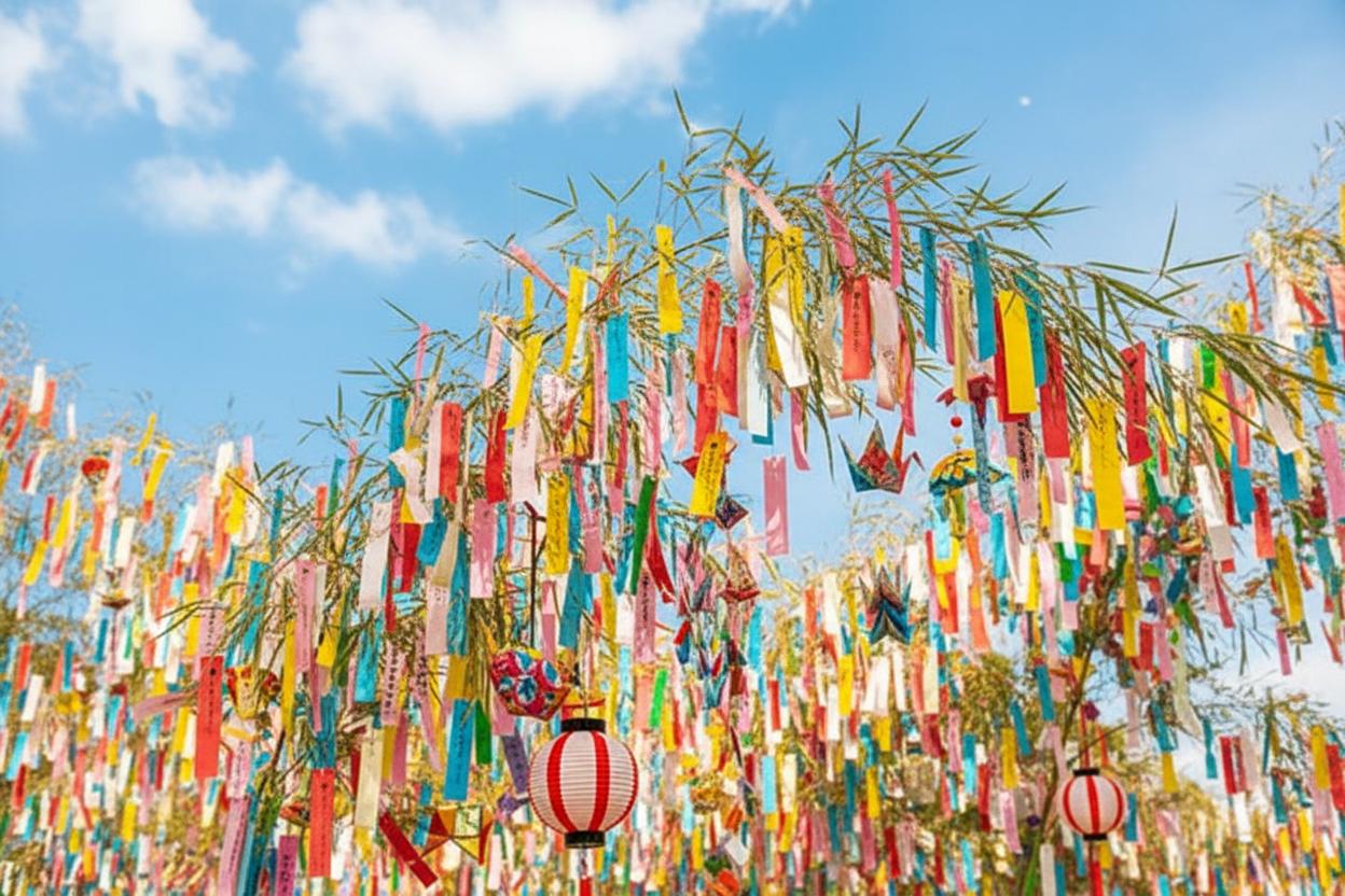 4. Lễ hội Tanabata diễn ra vào ngày nào?