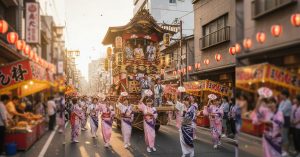 lễ hội mùa hè ở nhật bản