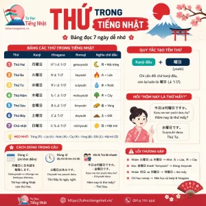 Thứ trong tiếng Nhật